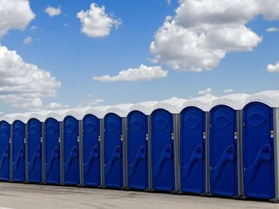 Professional restroom trailer rental services in Bokoshe, OK